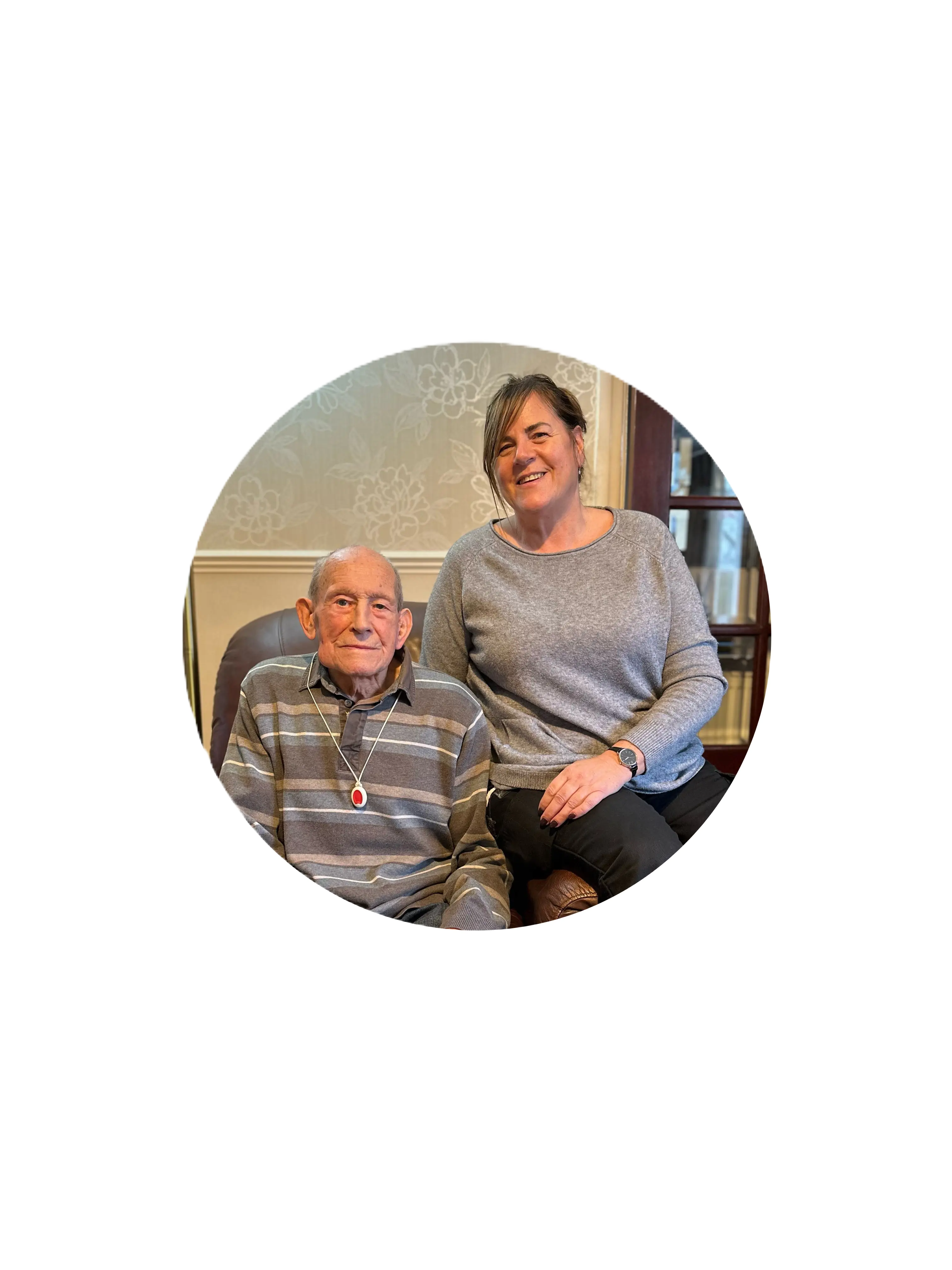 Allen Brown and his daughter Caroline Bedford.